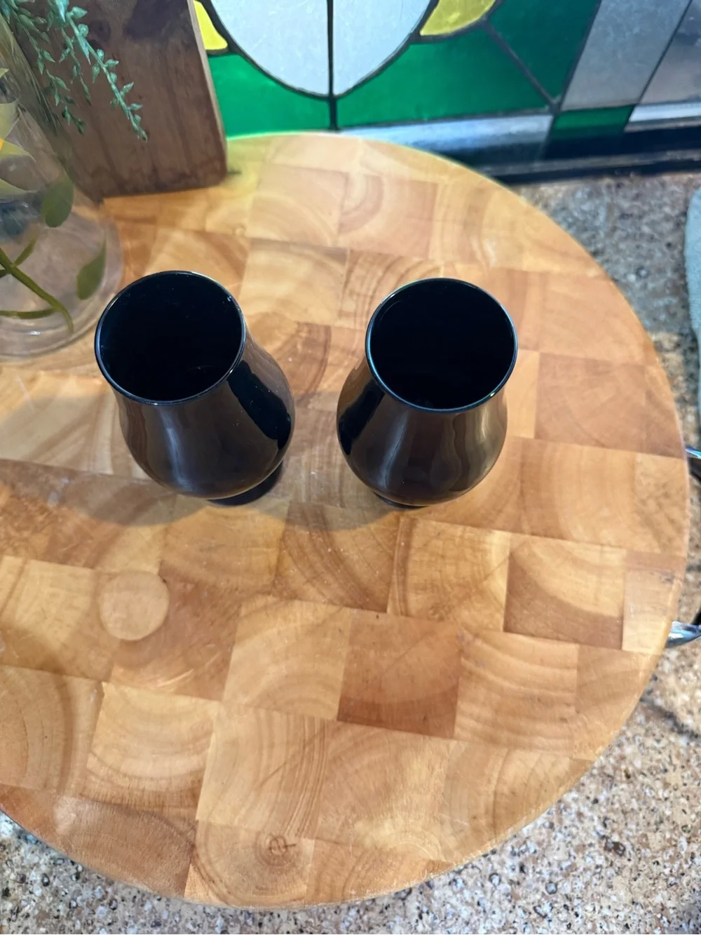 Pair of Signed Glencairn Black Blind-Tasting Whisky Glasses